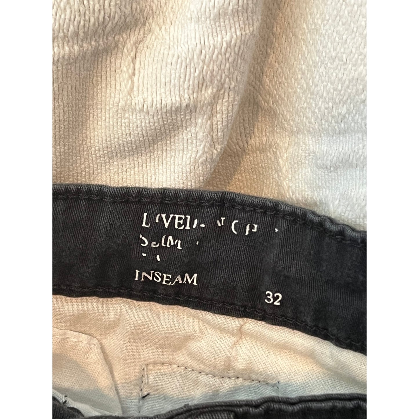 Banana Republic Jean Coupe Ajustée Homme Noir/Gris Taille 32x32