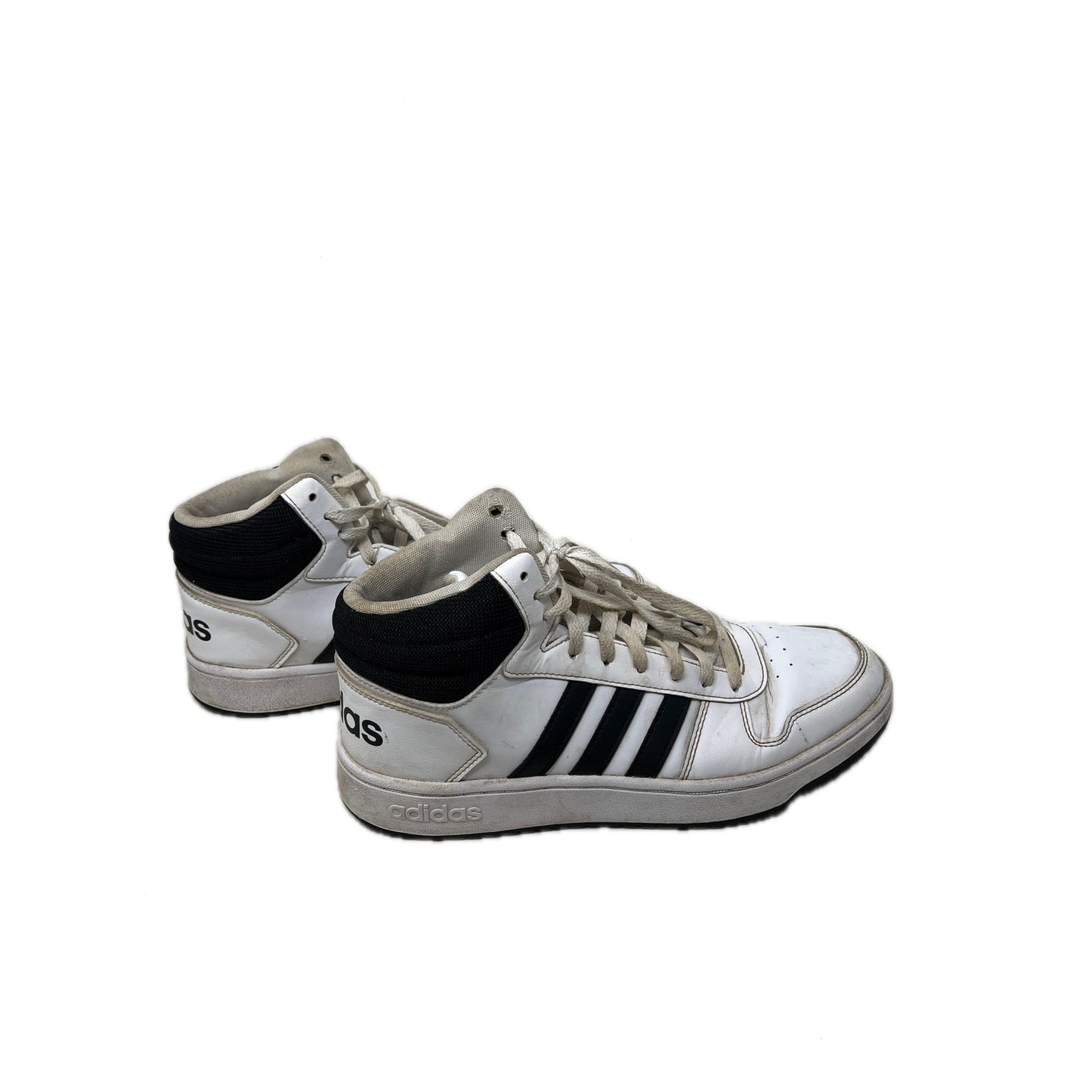 Chaussures montantes adidas Hoops 2.0 Mid blanc noir, pointure homme 10.5