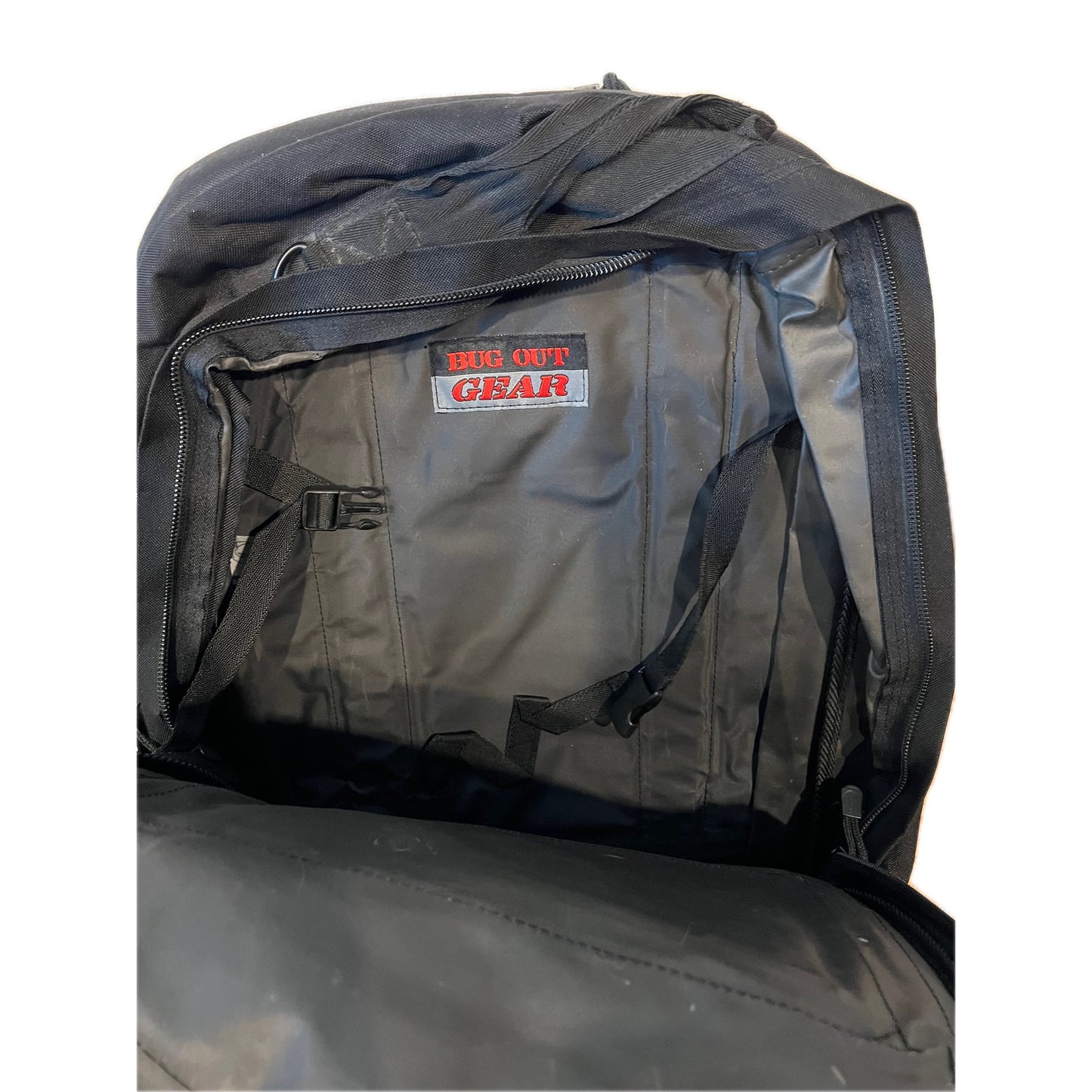 Bugout Gear Canvas Black Tactical Heavy Duty Backpack XXL