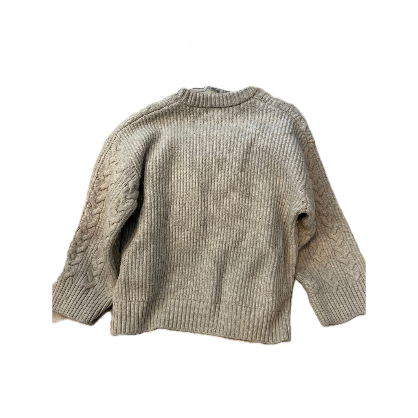 H&M Pull épais en maille torsadée surtaillé court Homme T. M