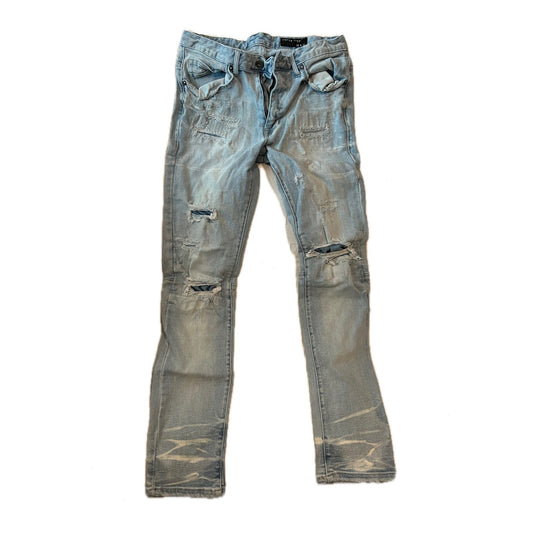 Smoke Rise Slim Straight Distressed Jeans Mens 32x32