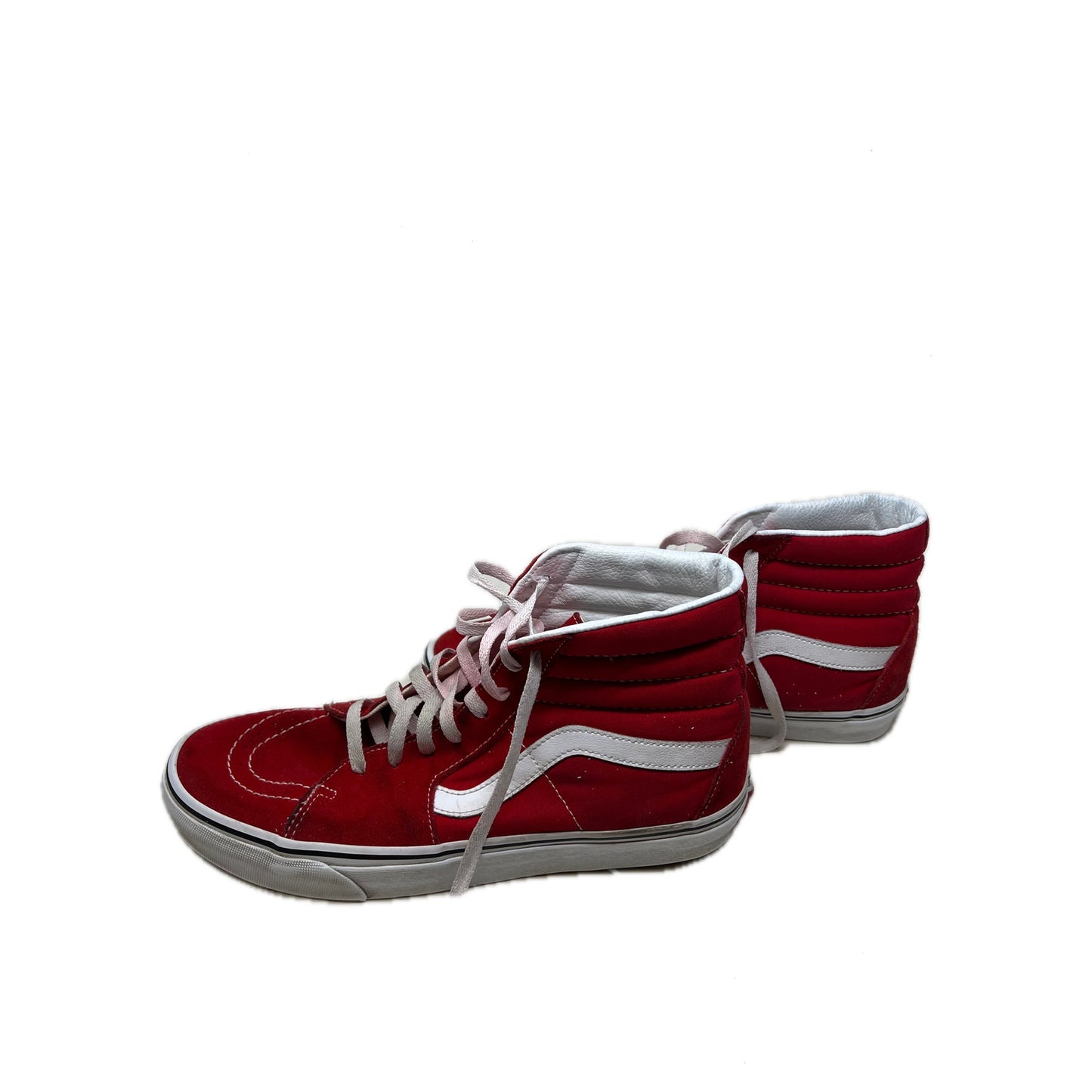 VANS High Tops Red Suede Sneakers Mens 10.5