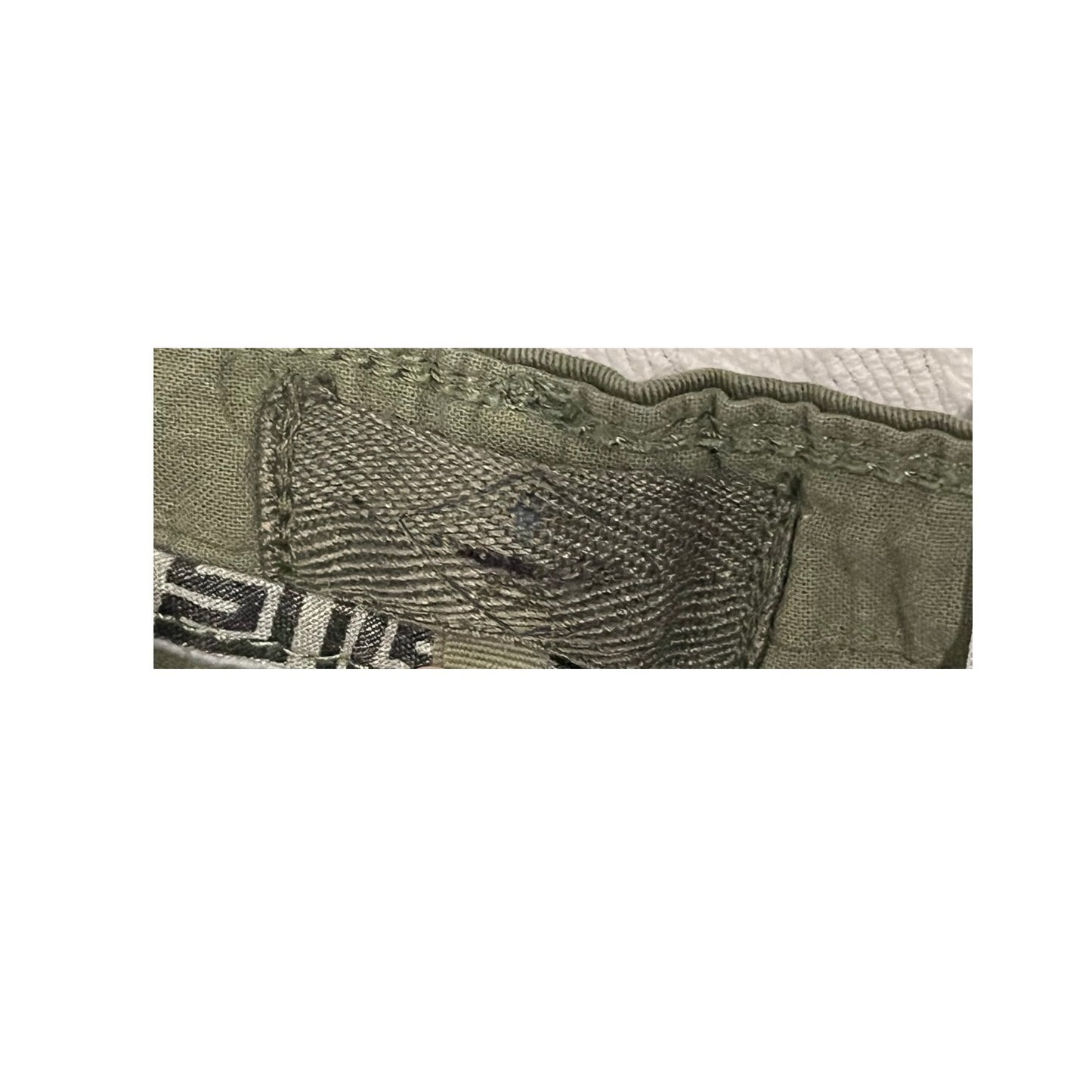 Jordan Craig Pantalones chinos verdes de frente plano para hombre 34x28