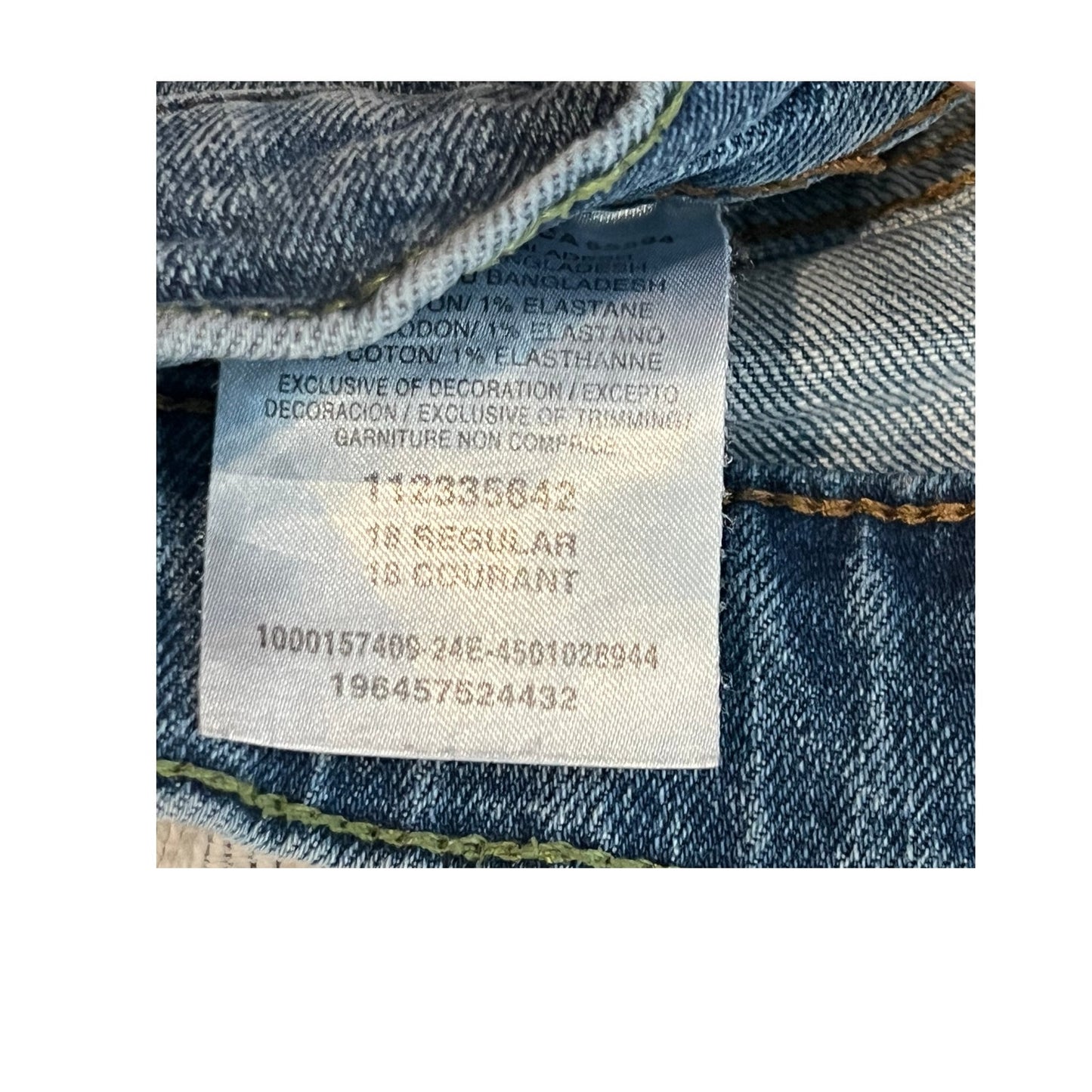 Wrangler Retro Slim Straight Jeans Womans 18 Regular
