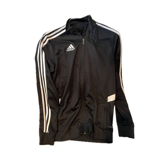 Adidas Climalite Black Full ZIp Up Track Jacket Mens M