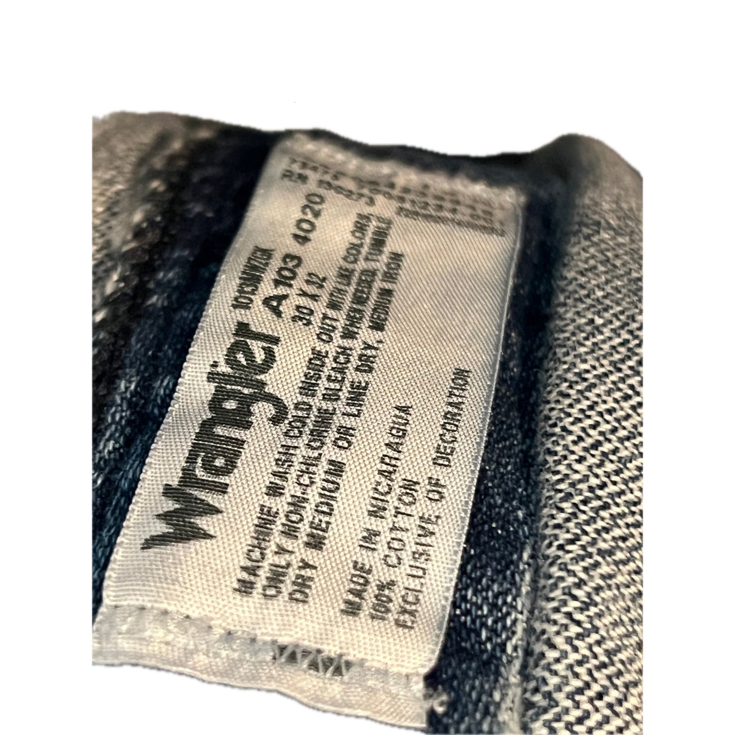 Wrangler A103 4020 Straight Leg Cowboy Cut Jeans Mens 30x32