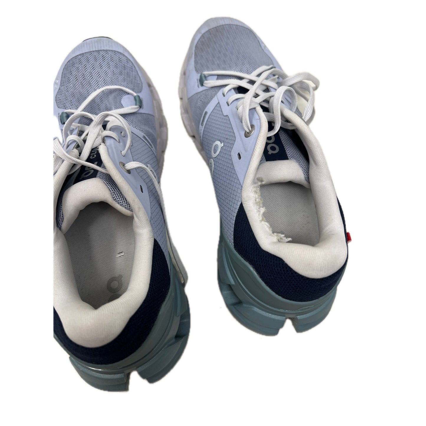On Cloudflyer Low Blue Runners Womans Size 8