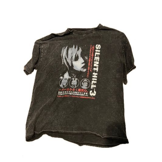 High Street Silent Hill Game 3 Black T-Shirt Mens XL