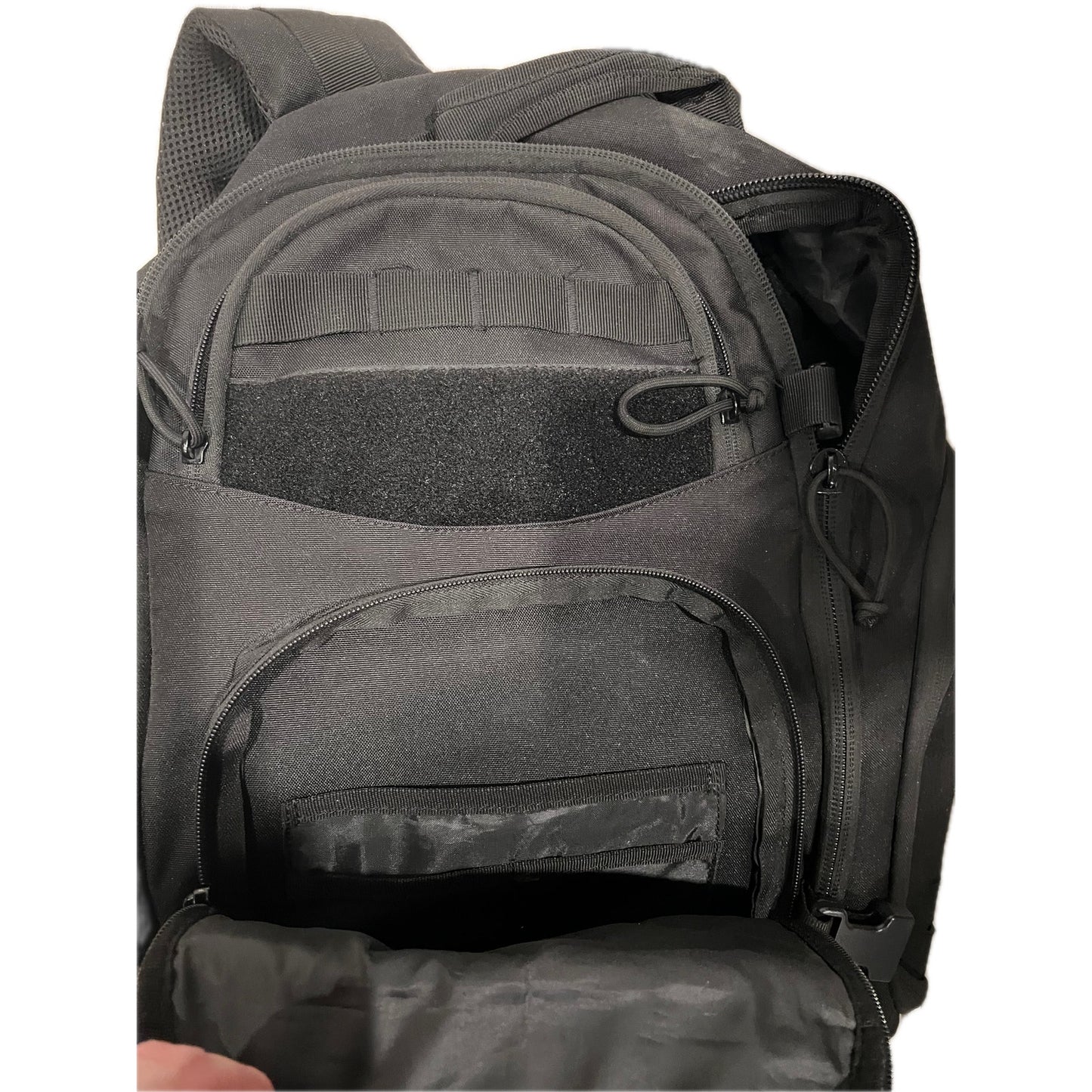 Mochila de lona Roger extragrande Highland Tactical negra