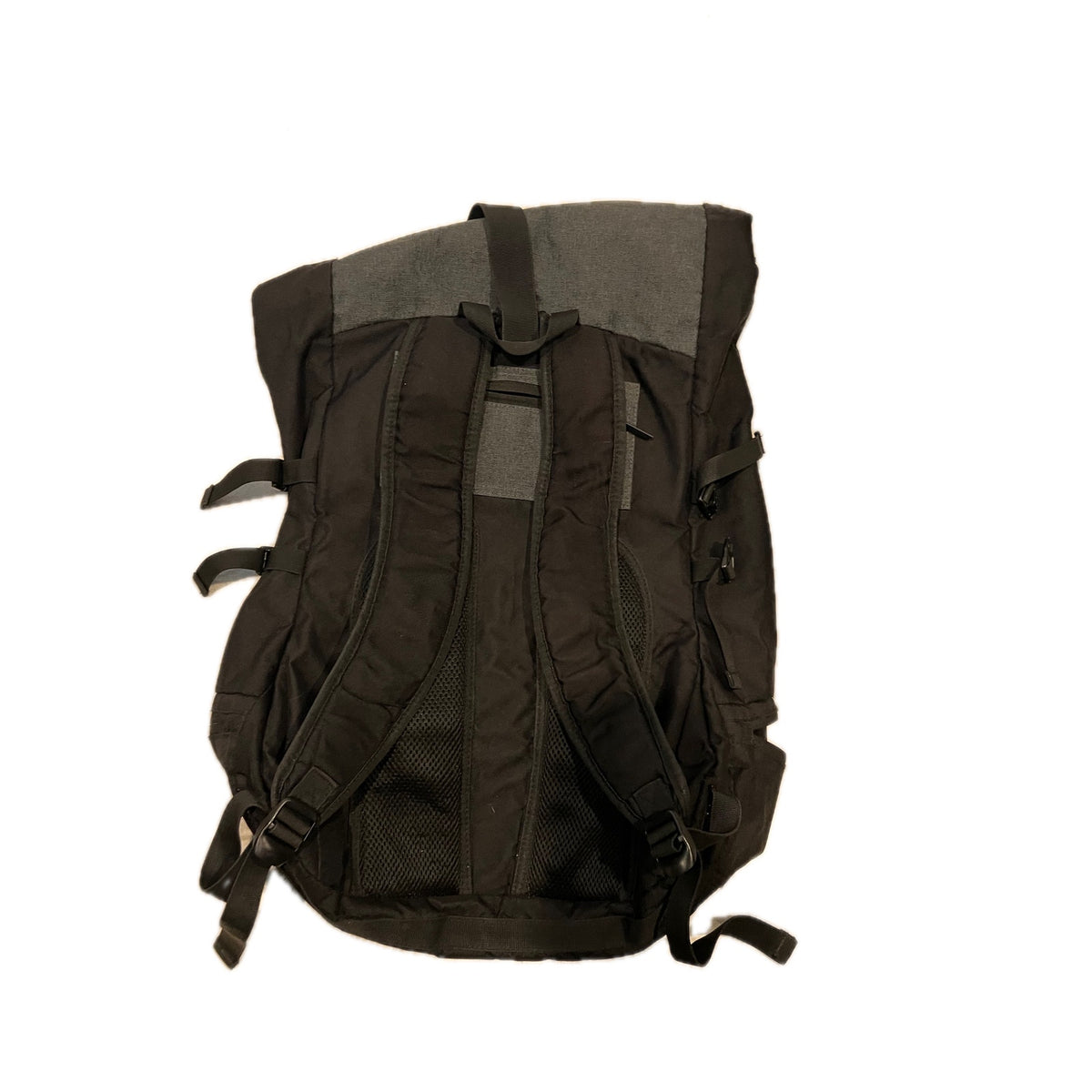 No Label Black Rolltop Backpack
