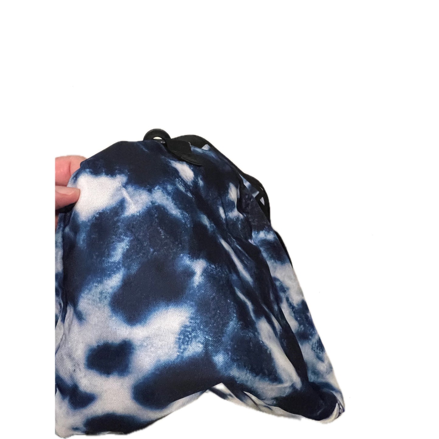 Blue White Tye Dye Gym Bag 18"x12"x10"