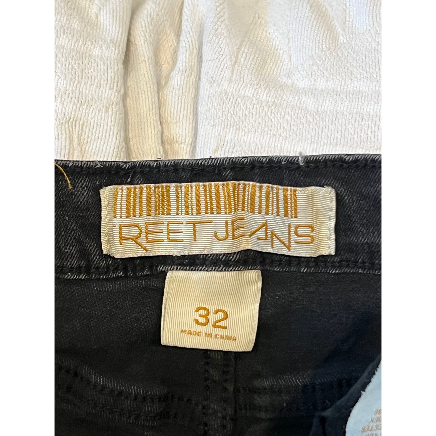 Street Jeans Skinny Fit Distressed Black Jeans Mens 32x30