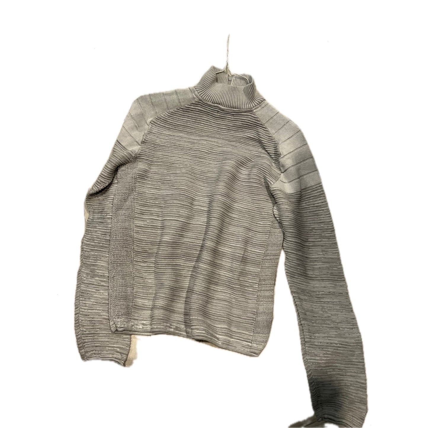 Project Raw Gray Qtr Zip Sweater Mens Medium