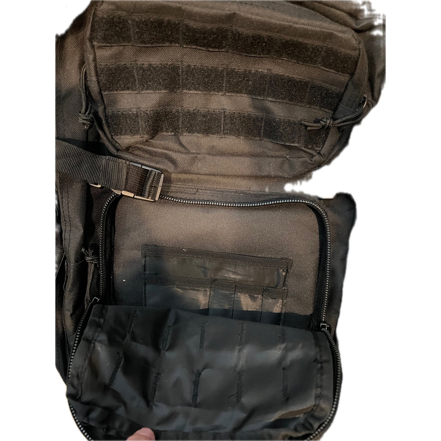 Sac à dos tactique générique avec patch Bourne Noir 35L