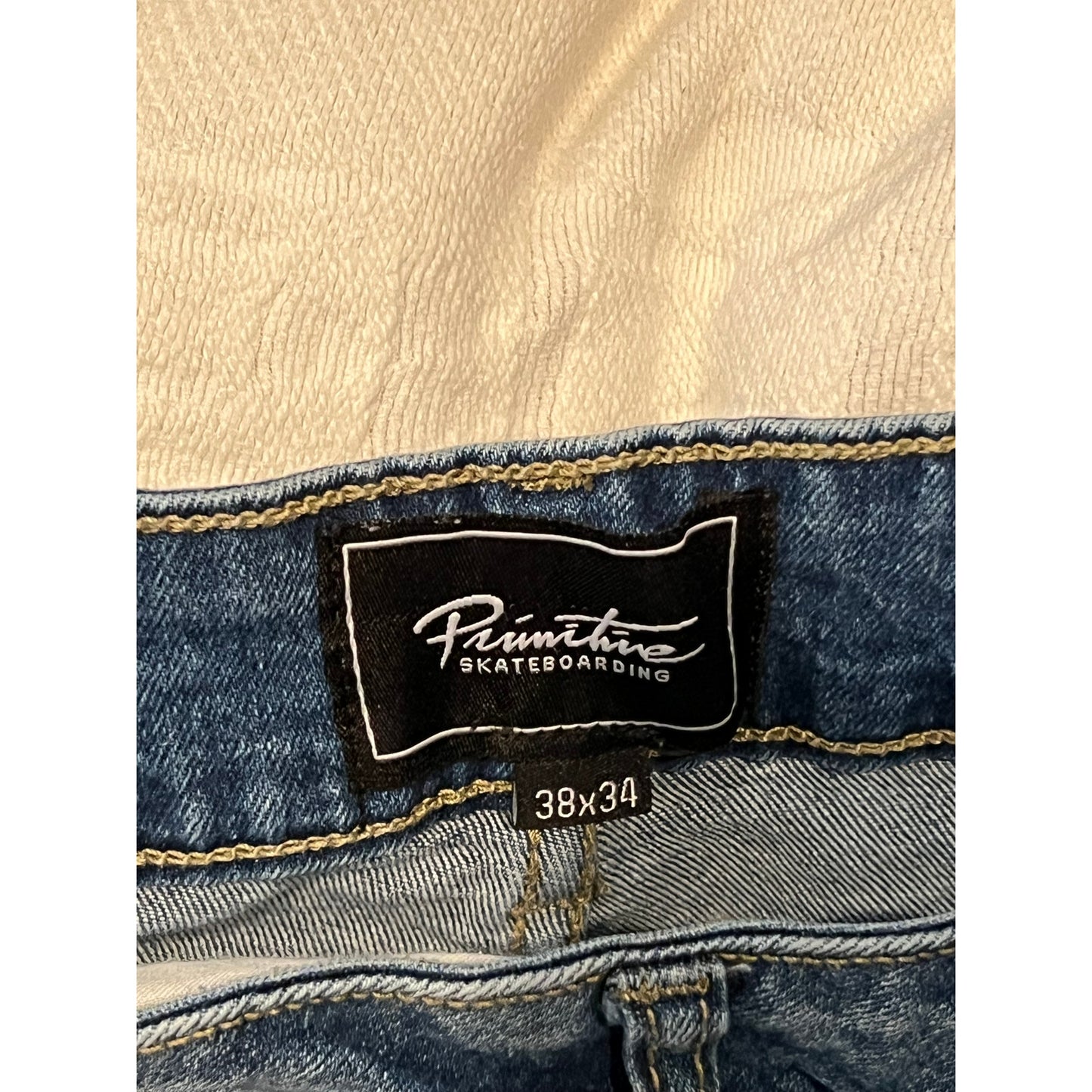 Primitive Skateboarding Relaxed Fit Jeans Mens 38x34