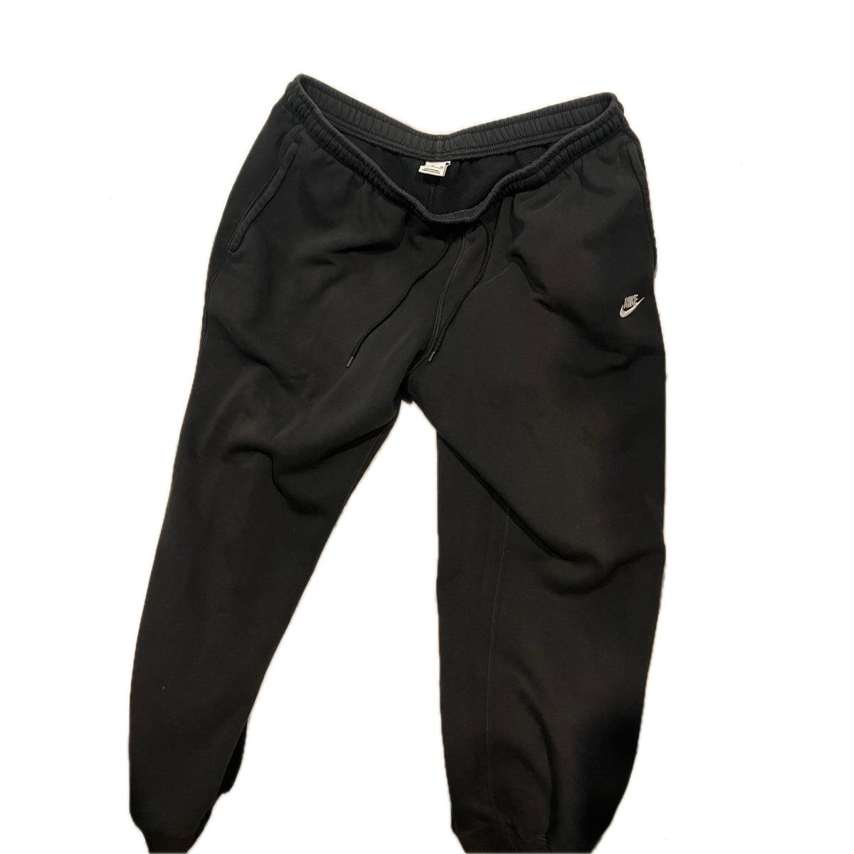 Nike Black Cuffed Ankle Cargo Sweatpants Mens Size XL
