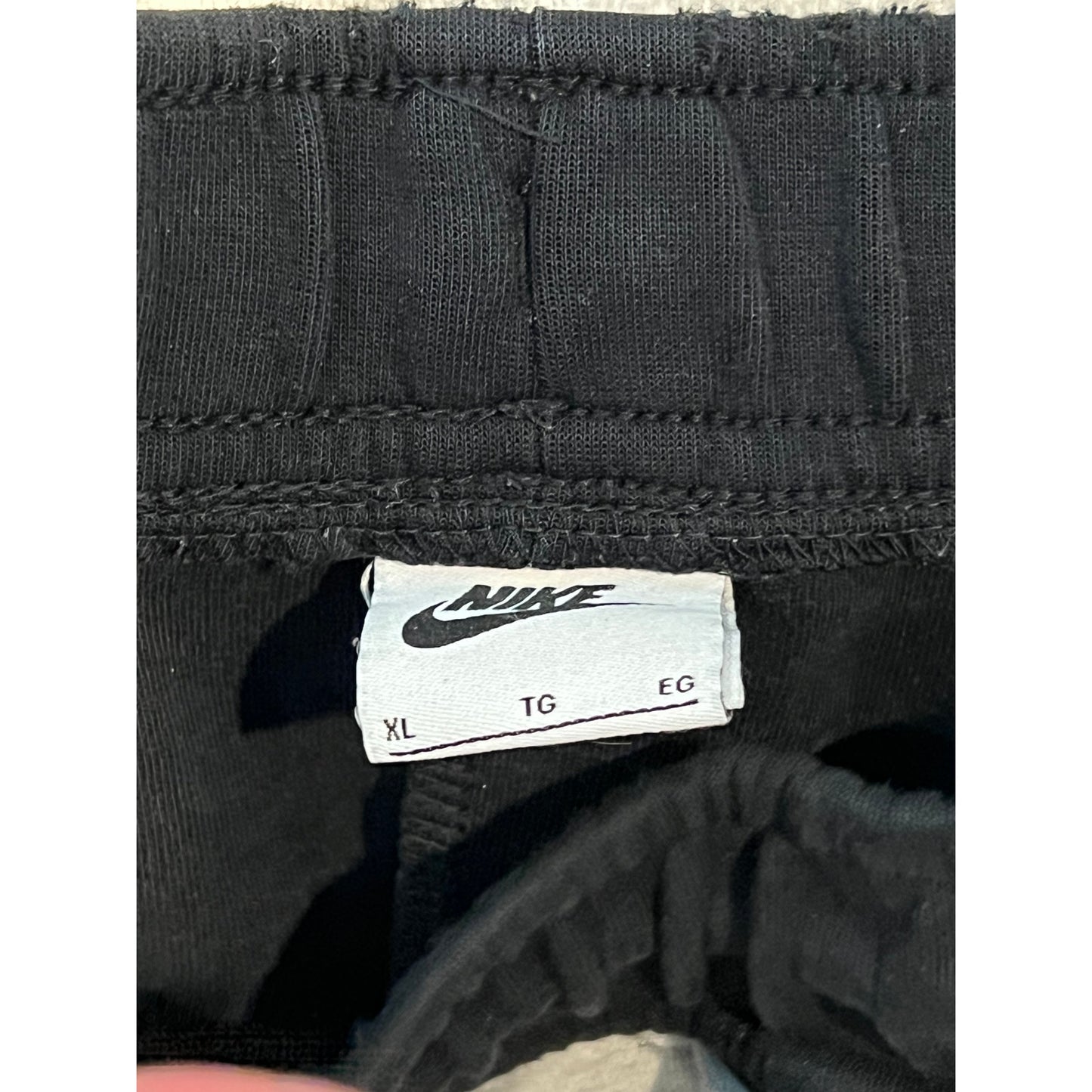 Nike Black Gray Zip Up Hoodie Sweat Suit Mens XL