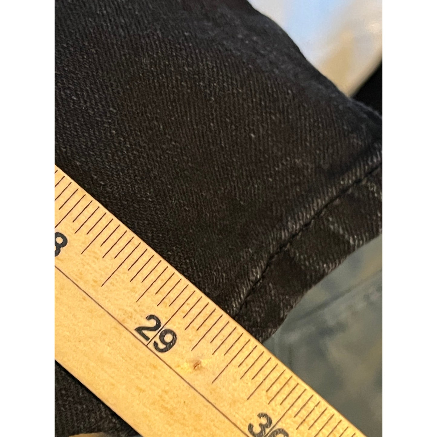 Novamen Black Slim Fit Jeans Mens 34x30