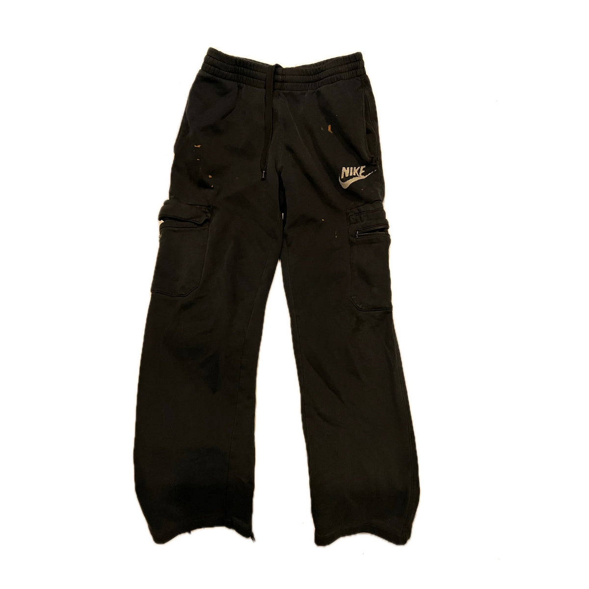 Nike Black Straight Ankle Sweatpants Mens Small