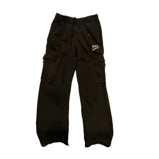 Nike Black Straight Ankle Sweatpants Mens Small