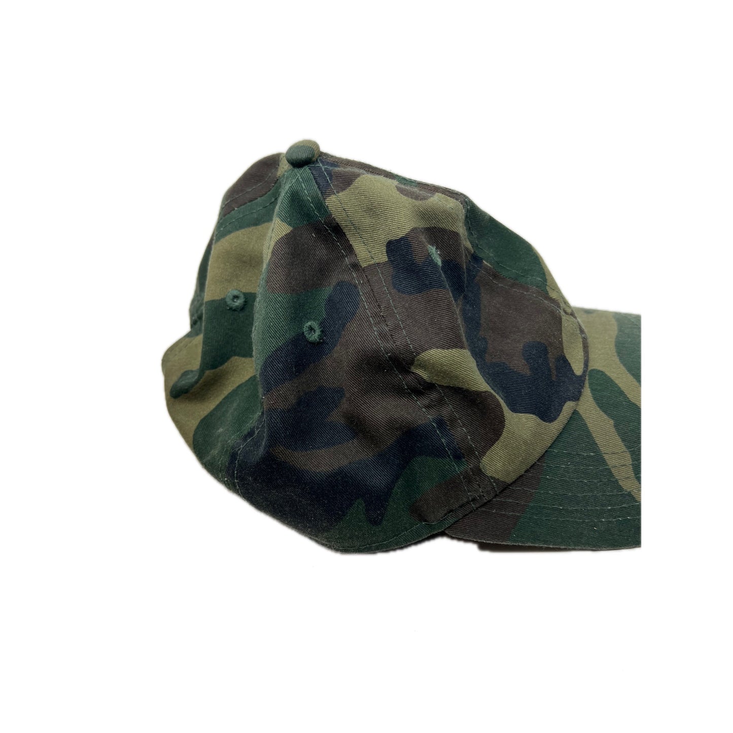 Gorra de béisbol ajustable de camuflaje verde caqui