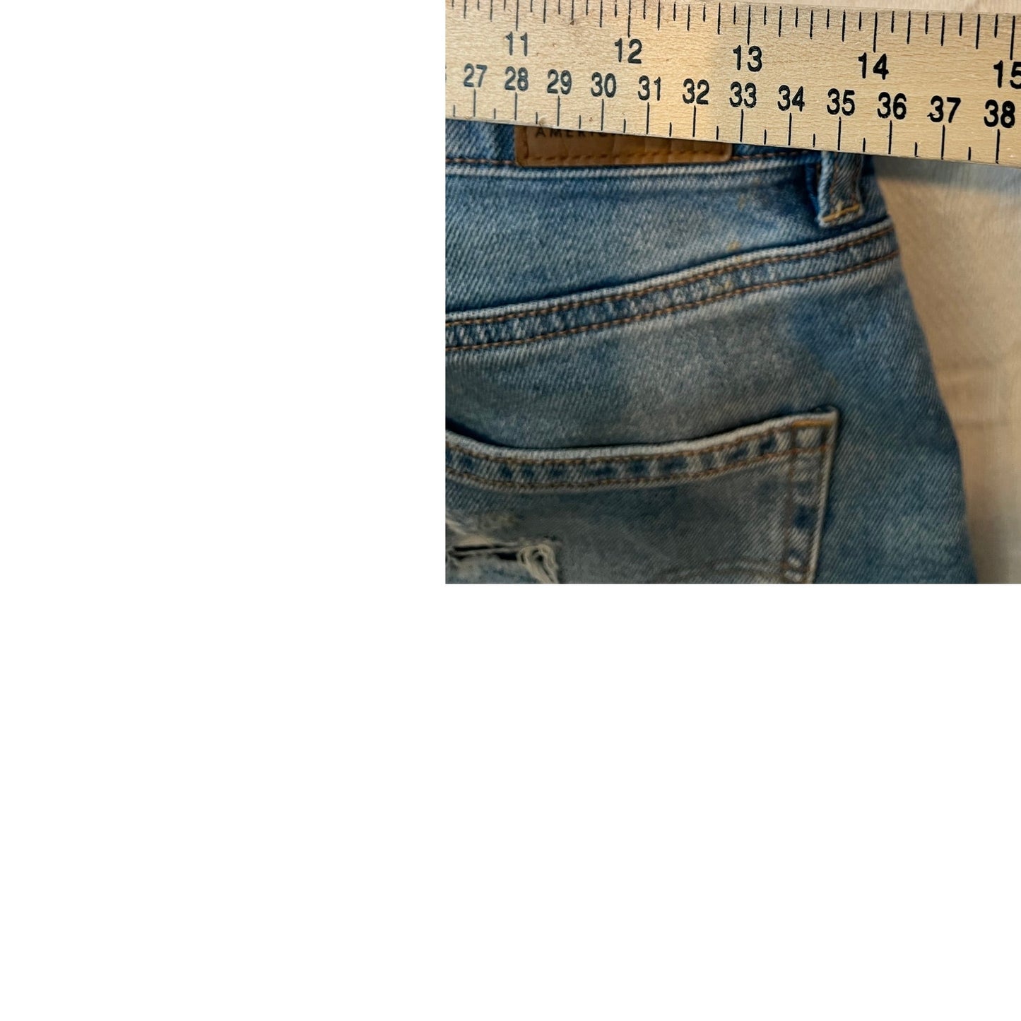 Jean Mom Usé Femme American Eagle Taille 6 (28x25)