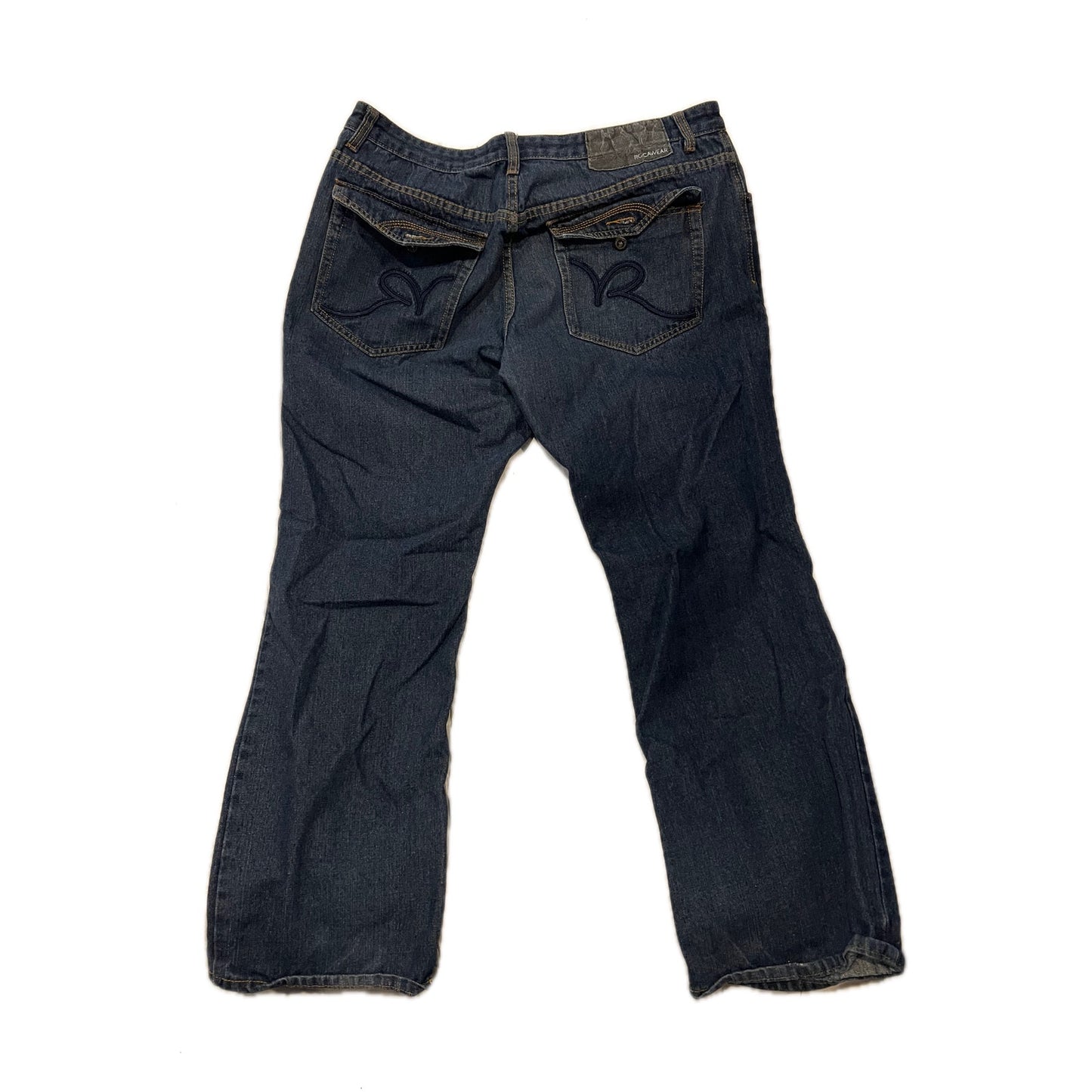 Rocawear Classic Fit Blue Jeans Mens 40x35