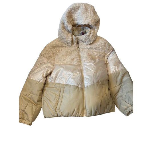 Therapy White Hooded Fleece Jacket Womans XL