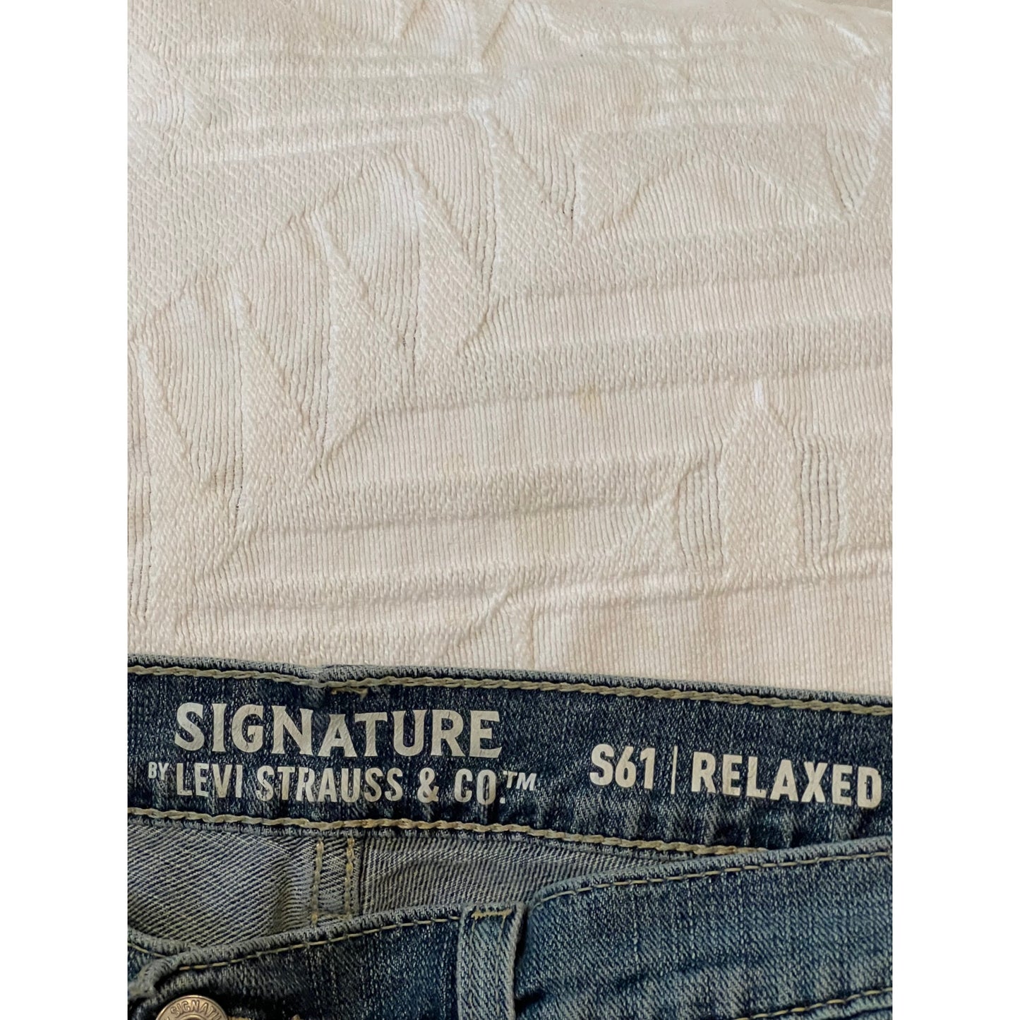 Levi's Signature Relaxed Fit Jeans Mens 34x32