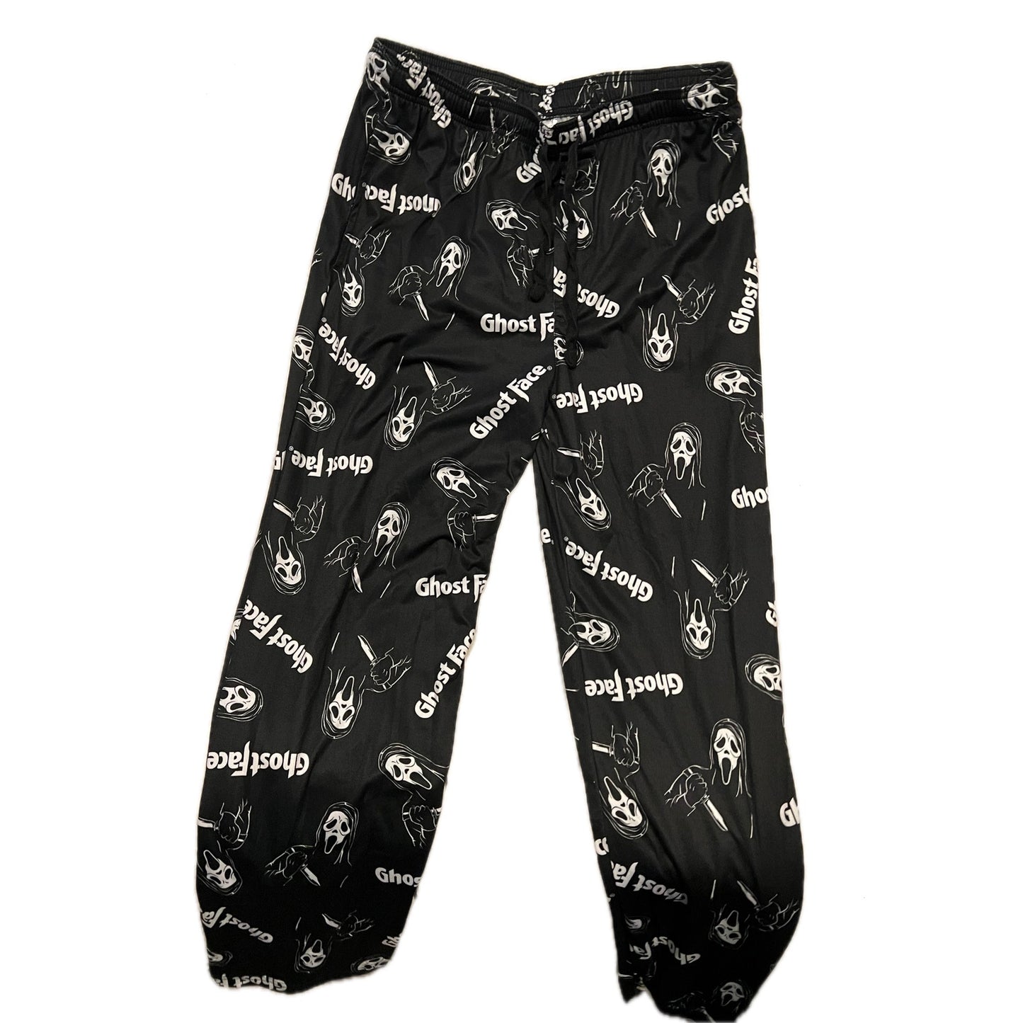 Ghostface Black Sleepwear Pants Mens Large