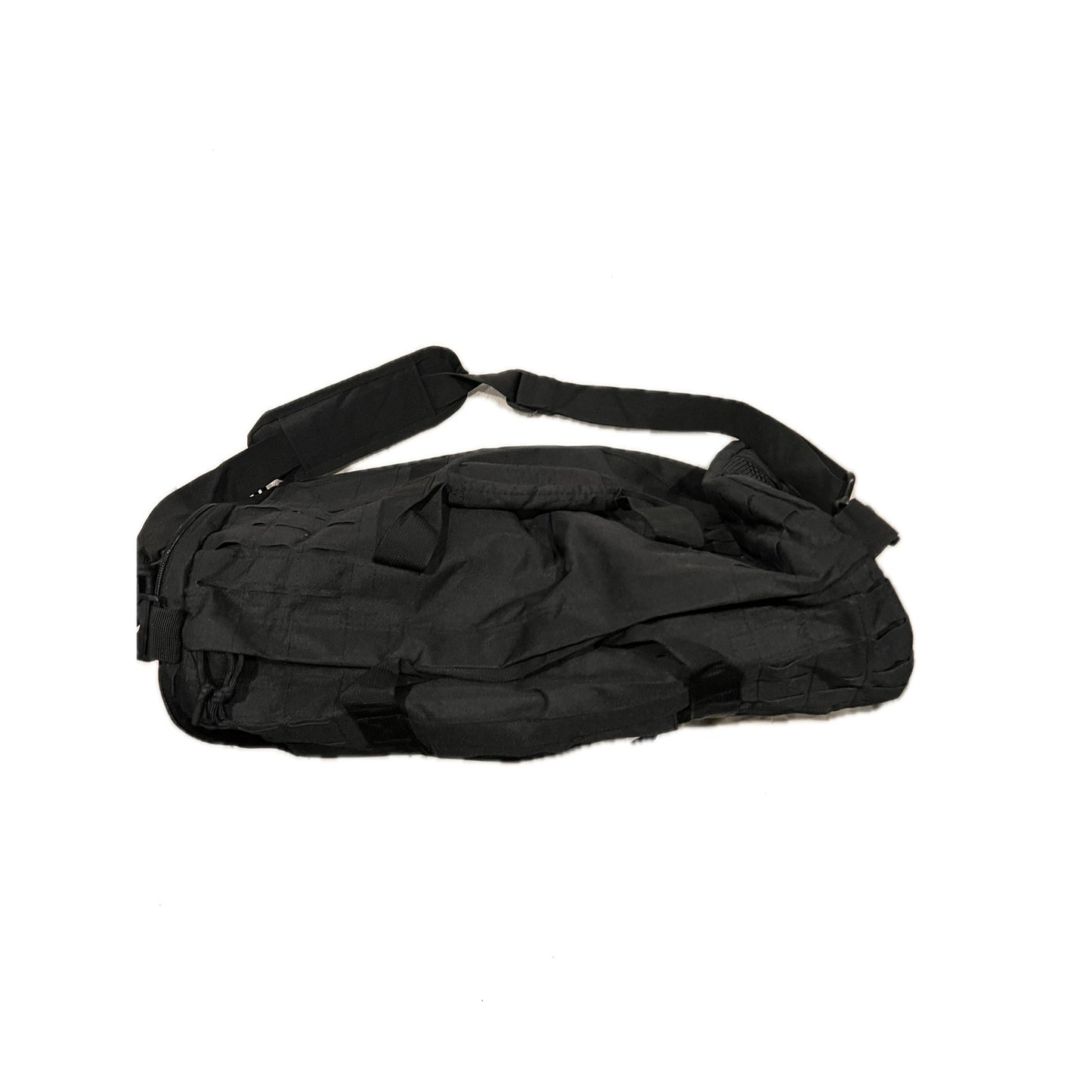Sac de voyage tactique en toile noir XL 56x30x25 cm