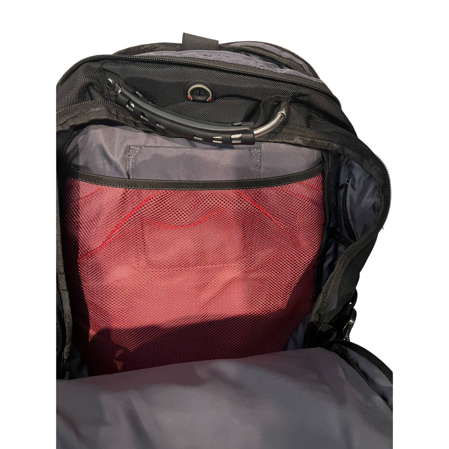 No Label Gaming Heavy Duty Backpack Black w Gray Lining