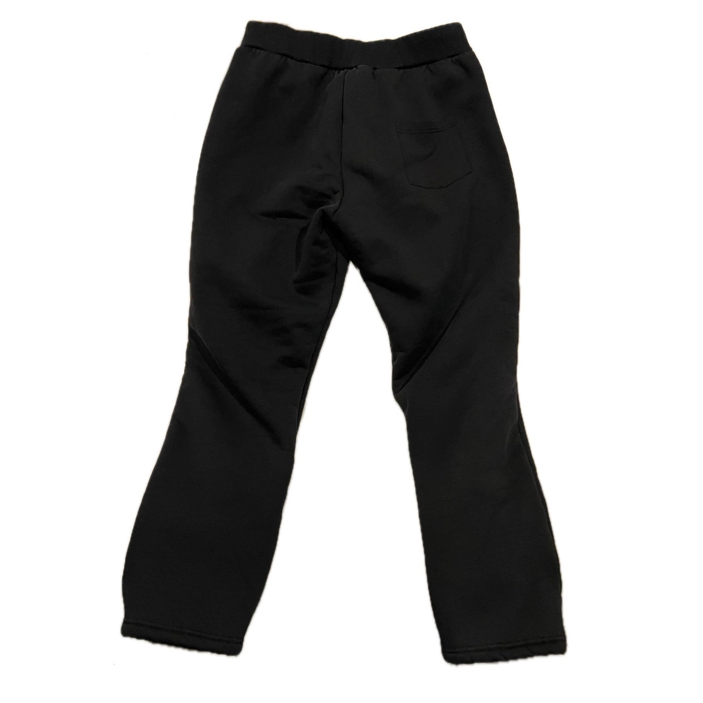FNSH Pantalones de chándal con forro polar Sherpa negros para hombre, talla XL