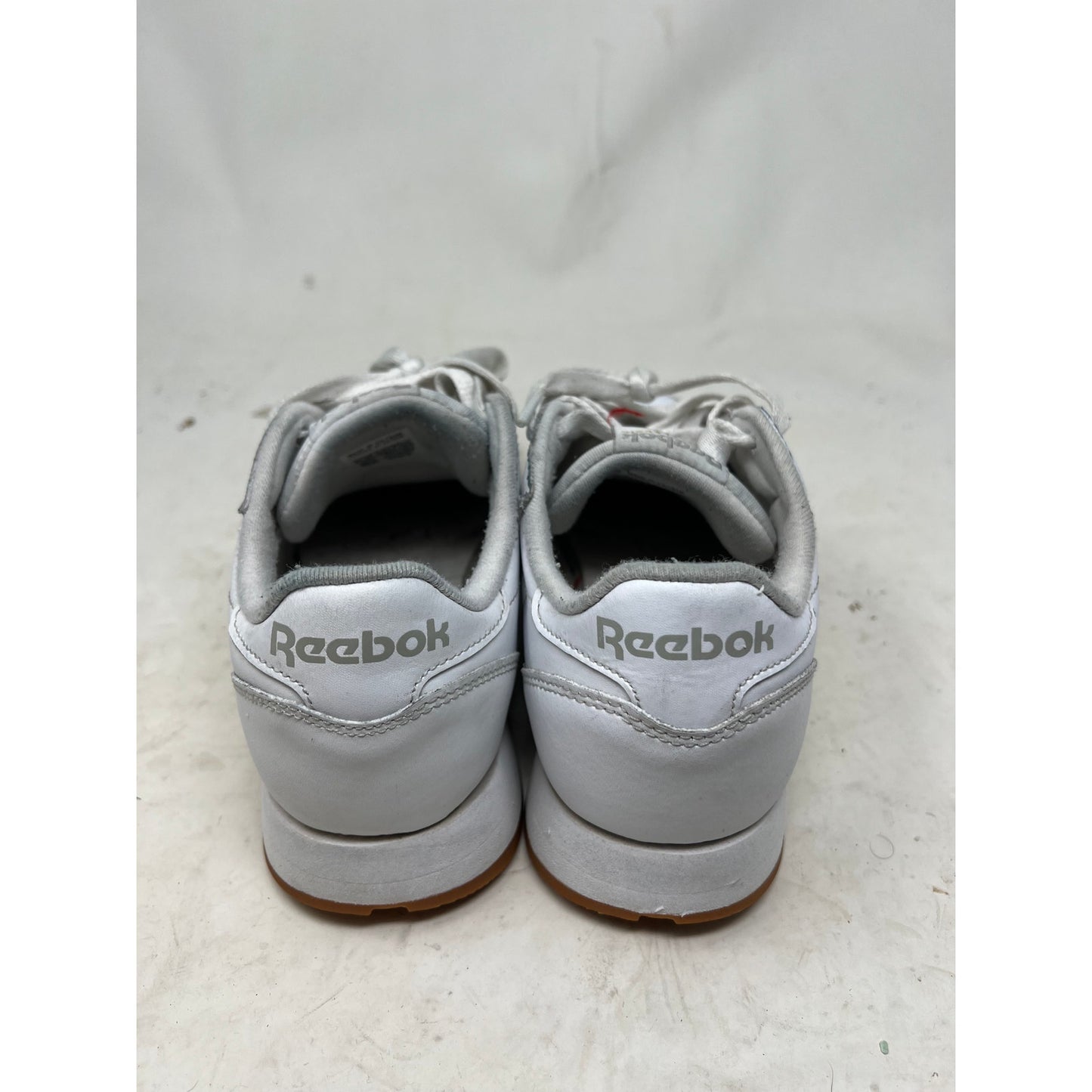 Reebok Classic Leather Sneakers White Gum Mens 7.5