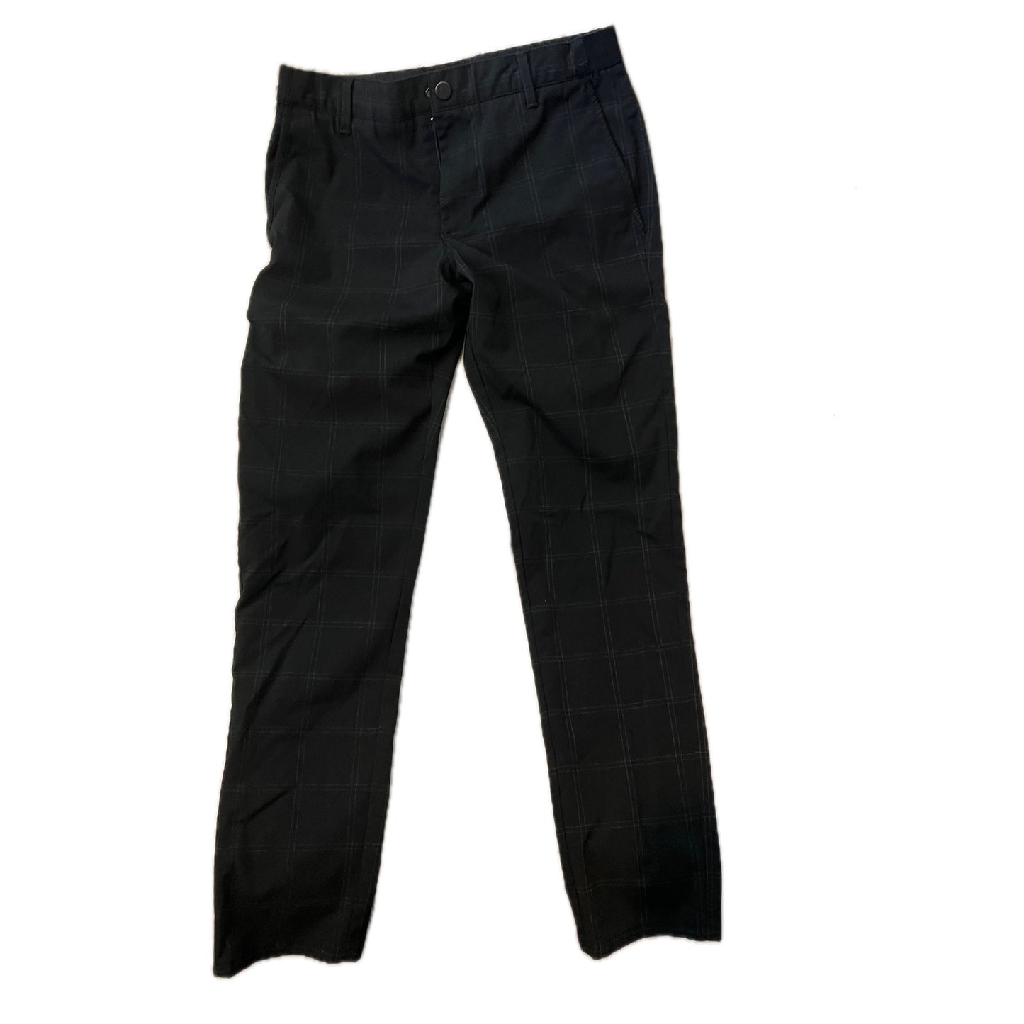 Pantalon décontracté Zaraa à motif noir unisexe, petite taille 28x26
