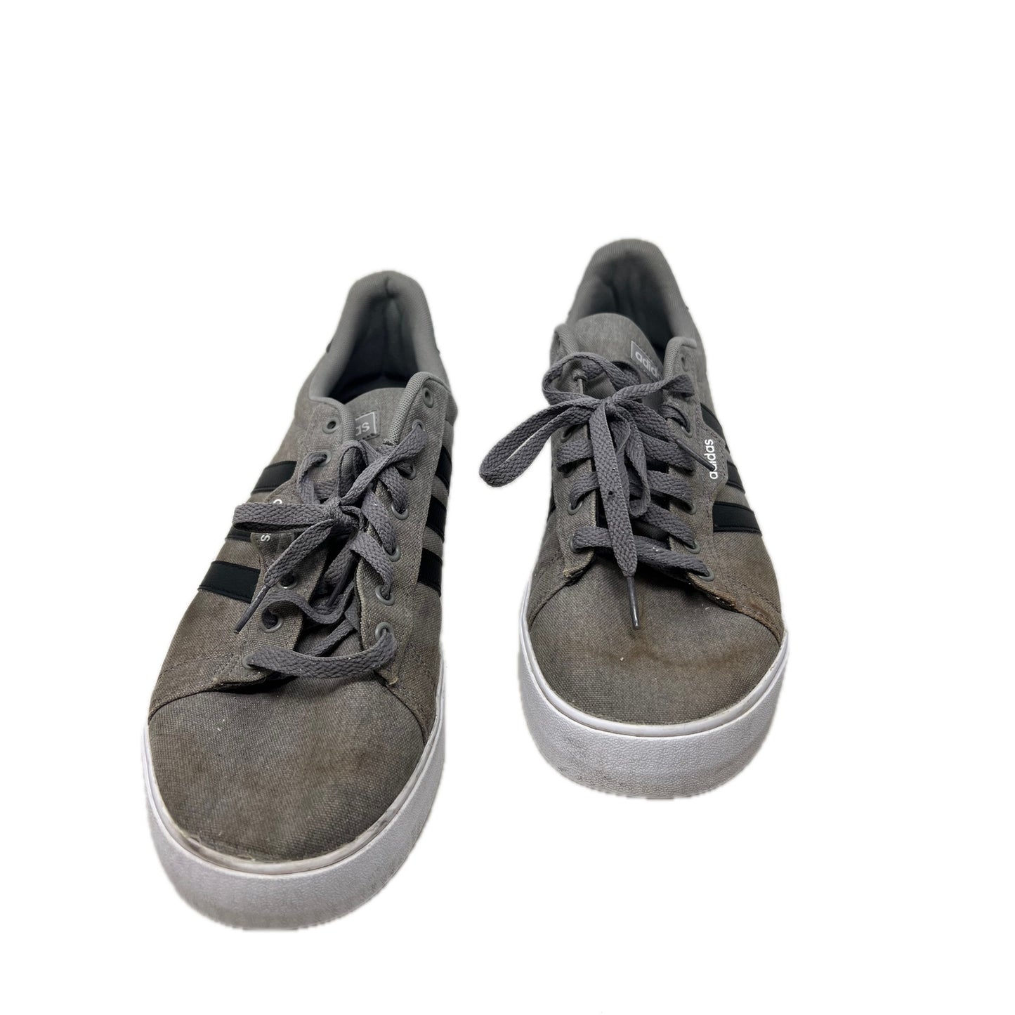 adidas Daily 3.0 Grey Black Sneakers Mens 13