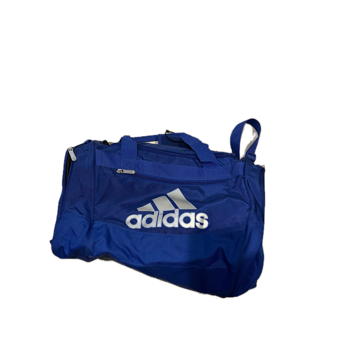 Adidas Defender Small 16"x10"x8" Blue Duffel Gym Bag
