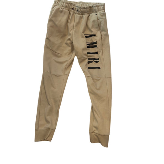 Amiri Beige Cuffed Ankle Sweat Pants Mens Size S