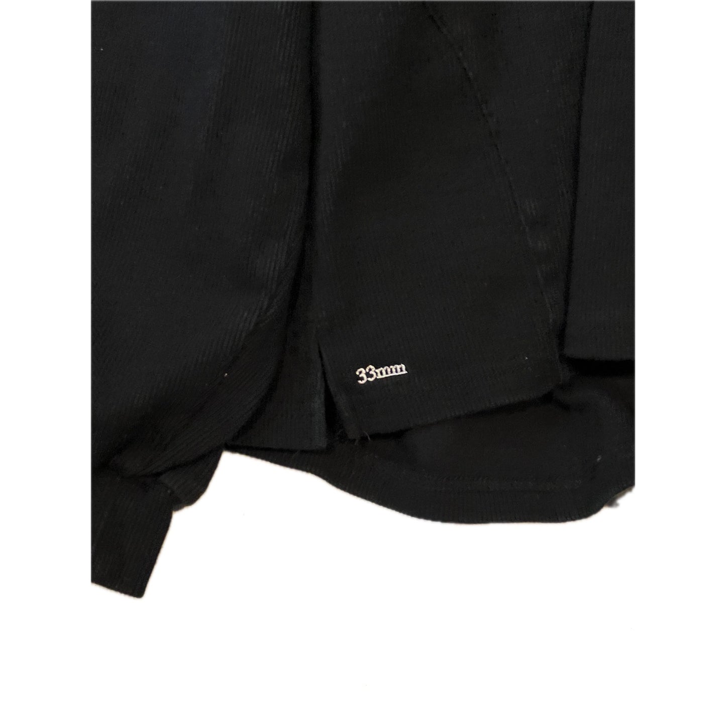 33MM Pullover qtr button Black Pullover Mens S