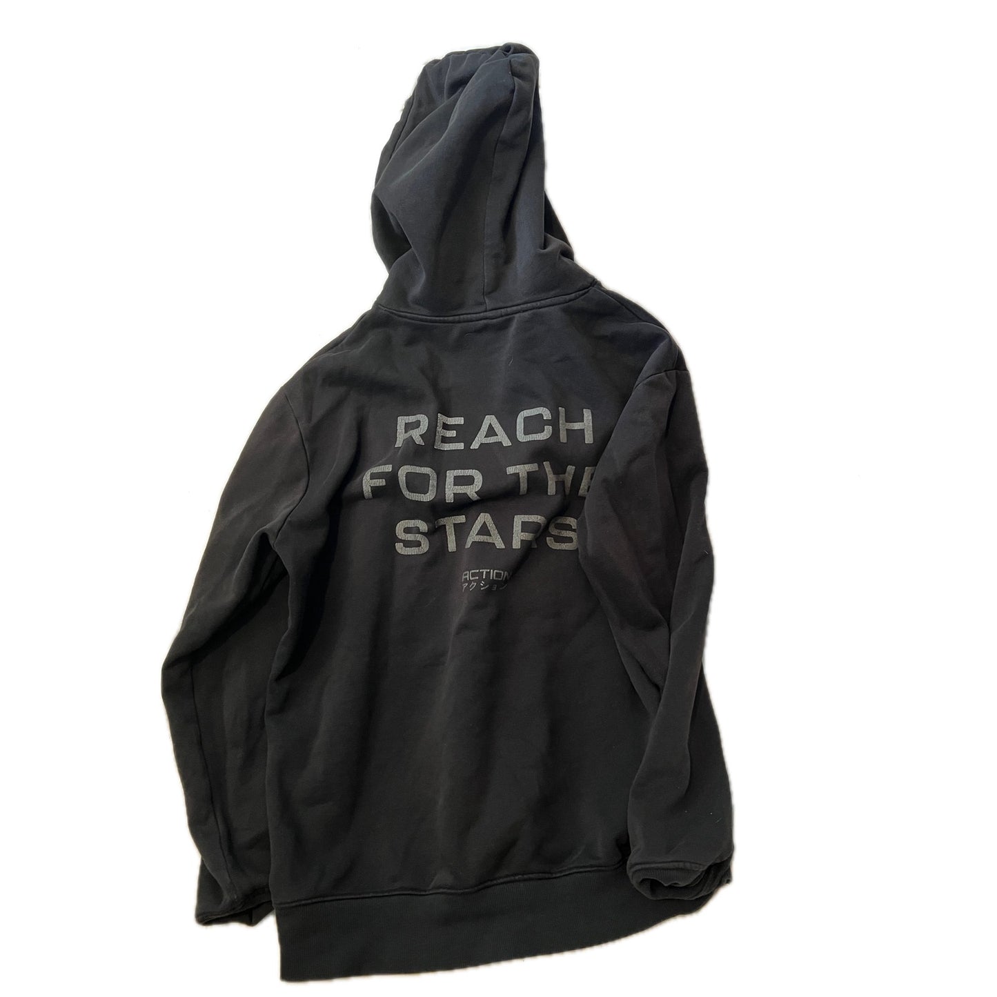 Divided H&M Toujours le sweat à capuche noir de niveau supérieur pour homme, taille M