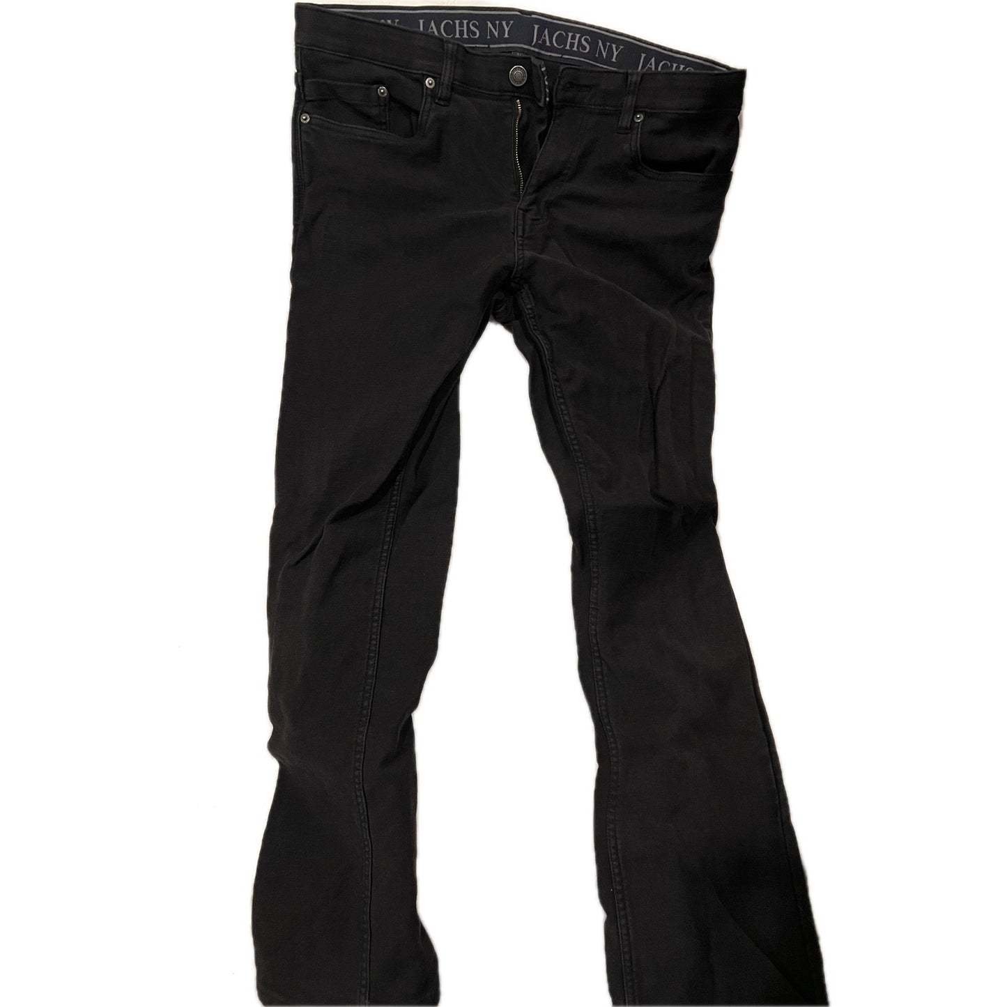 Jachs Slim Fit Black Jeans Mens 34x30