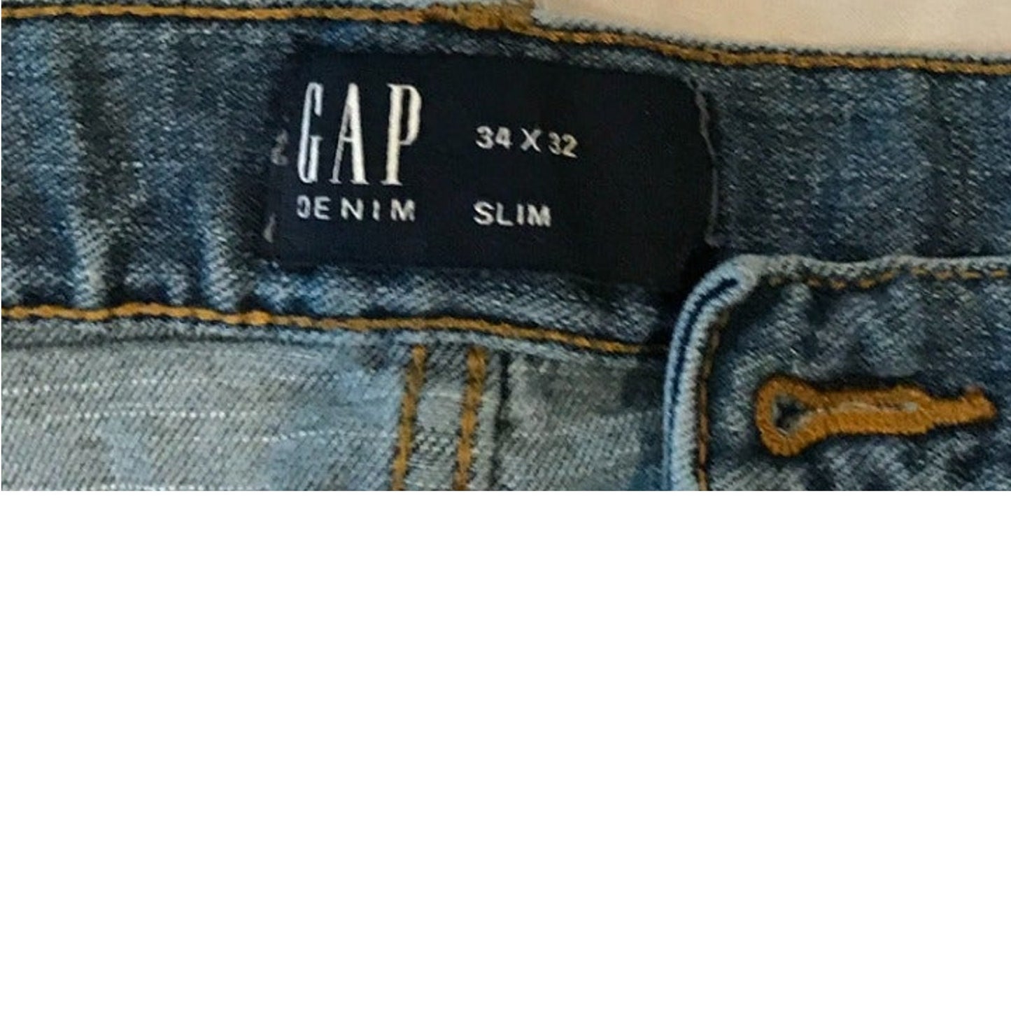 Gap Slim Blue Jeans Mens 34x32