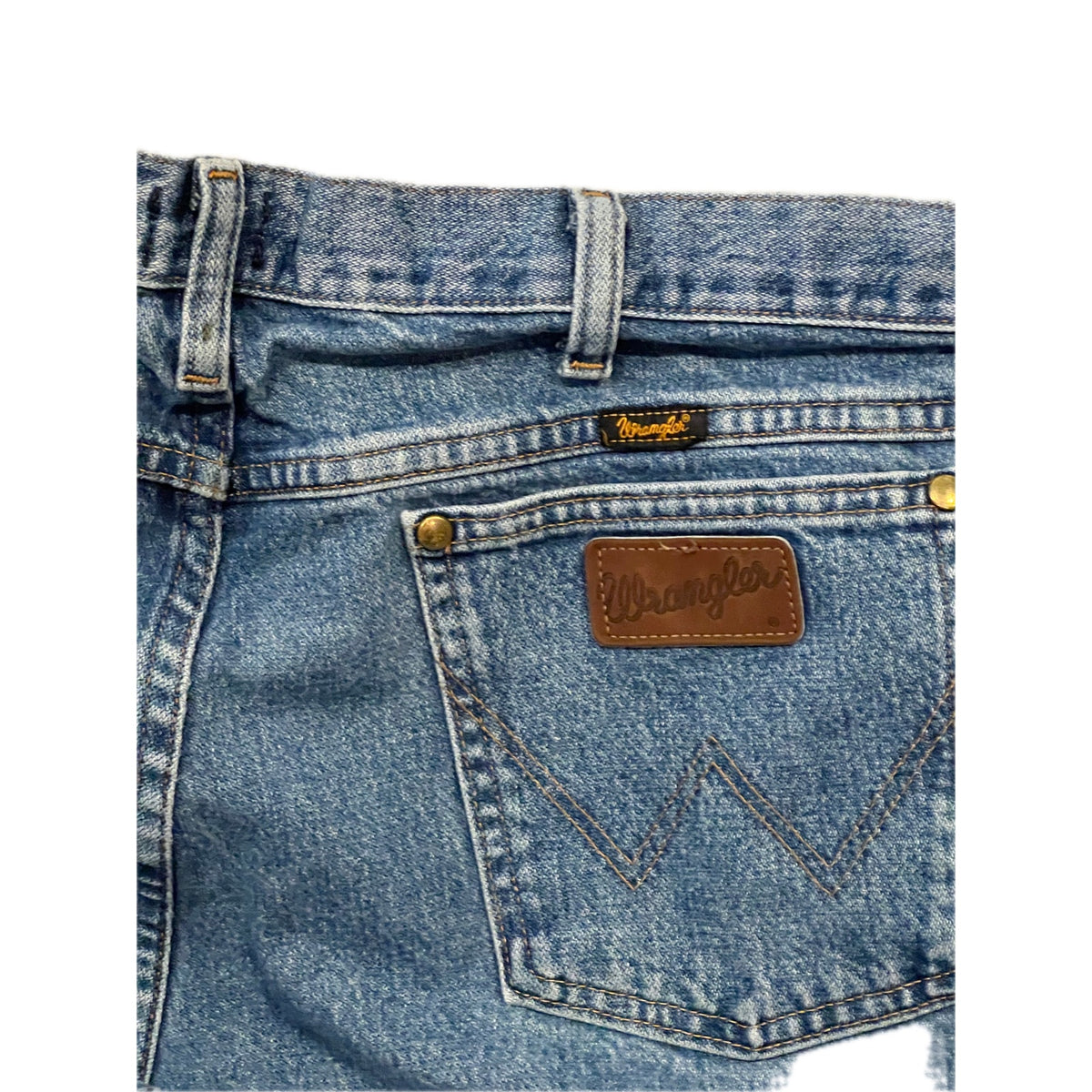 Wrangler 47MWZSW Regular Fit Blue Jeans Mens 40x34