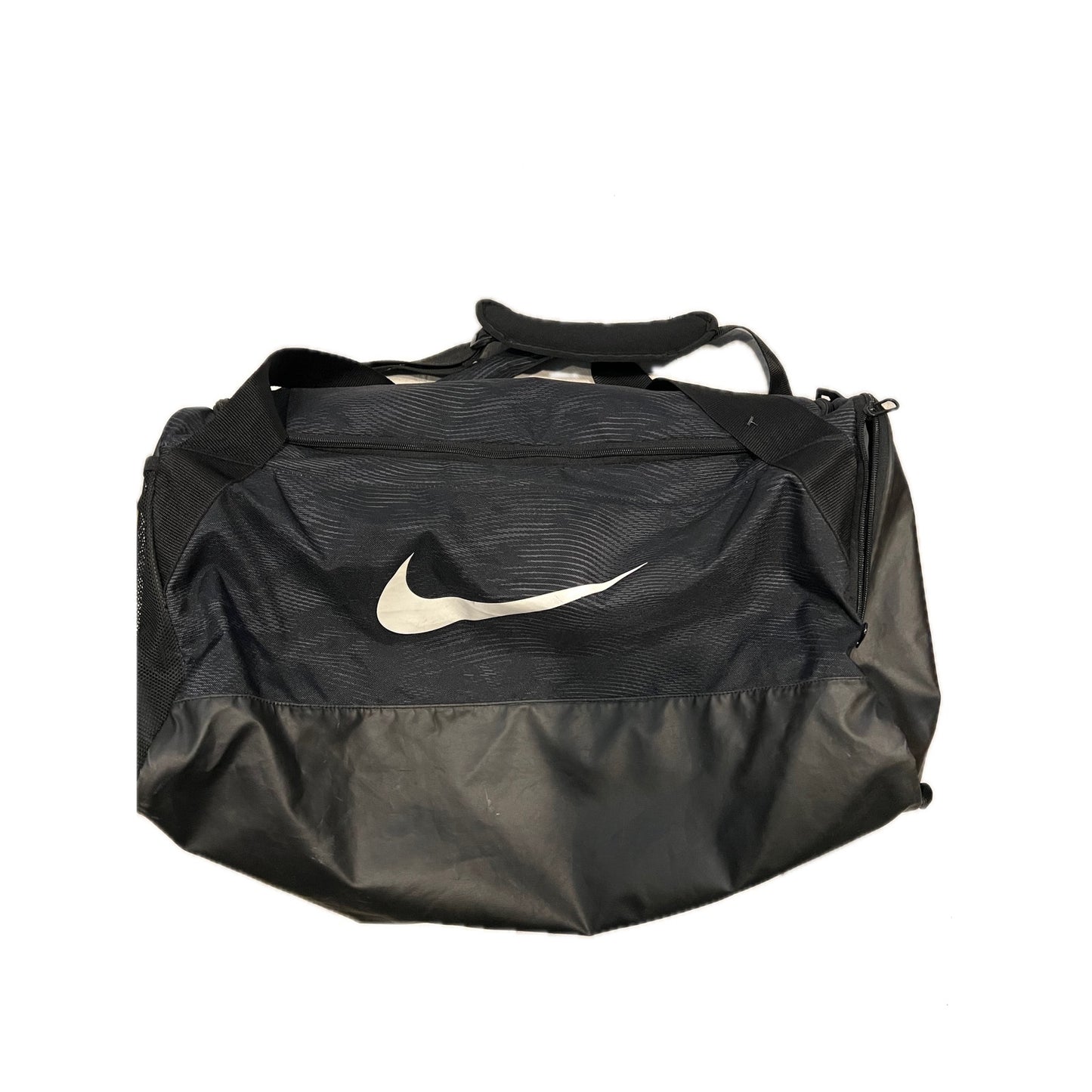 Nike Brasilia Training Duffel Bag Small 41L Striped Black