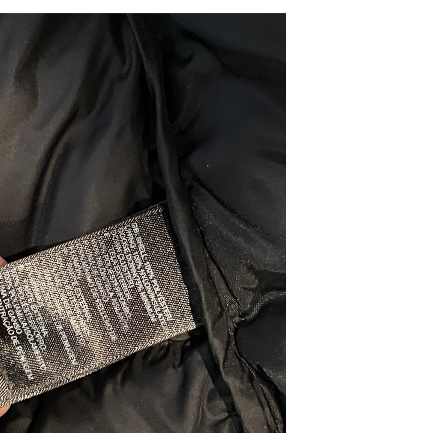 Chaqueta de plumas The North Face negra 550 para hombre, talla S