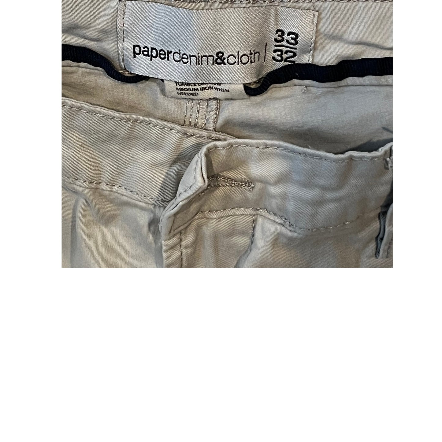 Paper Denim & Cloth Jean Coupe Droite Blanc Homme 33x32