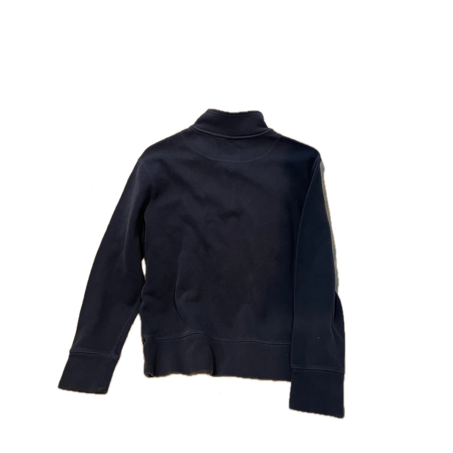 Banana Republic Pull Col Zippé Manches Longues Bleu Marine Homme Taille S