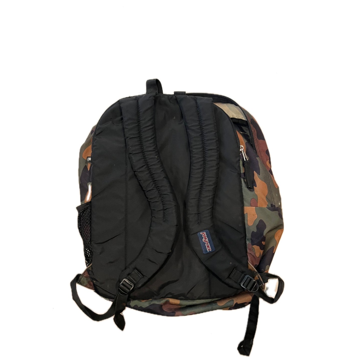 JanSport Big Student 3 Section Green Camo Backpack