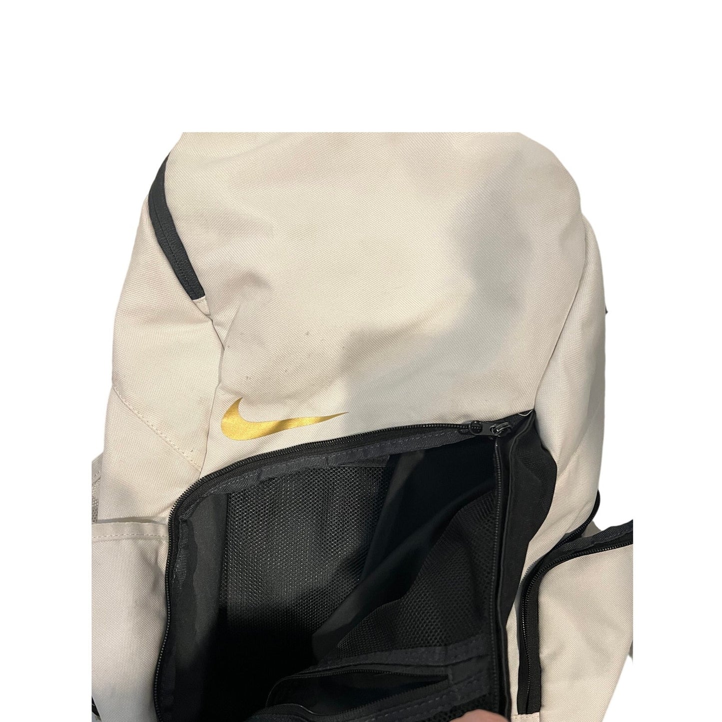Nike Men's Hoops Elite Backpack, White Black 32L