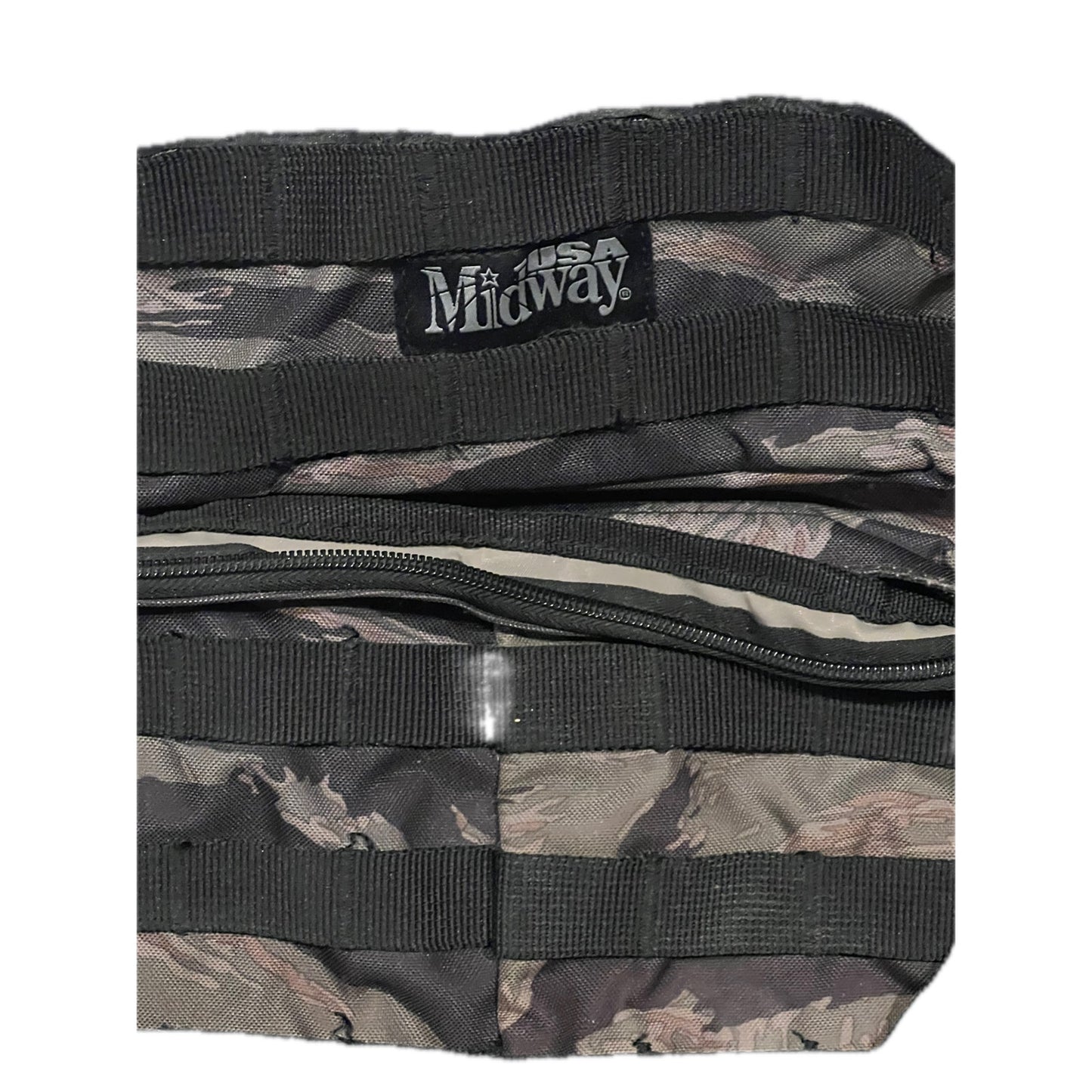 Generic Green Black Camo Tactical Backpack 36L